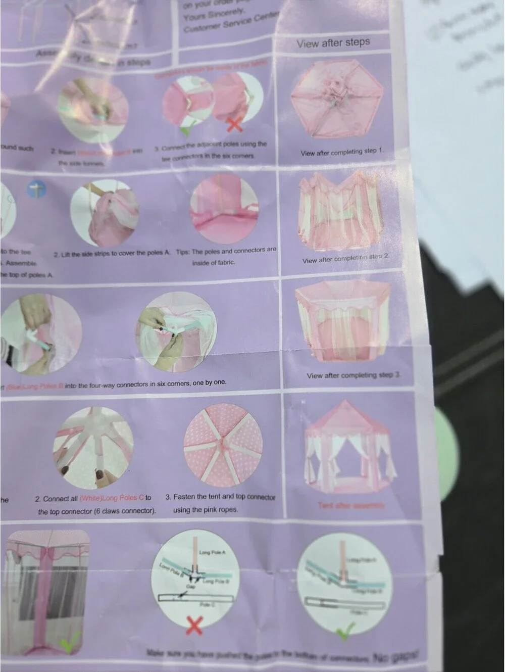 Kids Pink polka dot canopy ..read notes please